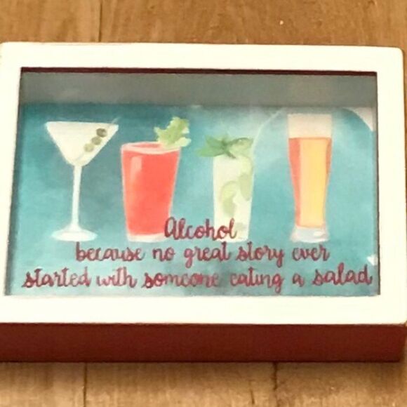 Primitives by Kathy Alcohol Cocktails Shelf Sitter Sign - Picture 5 of 8